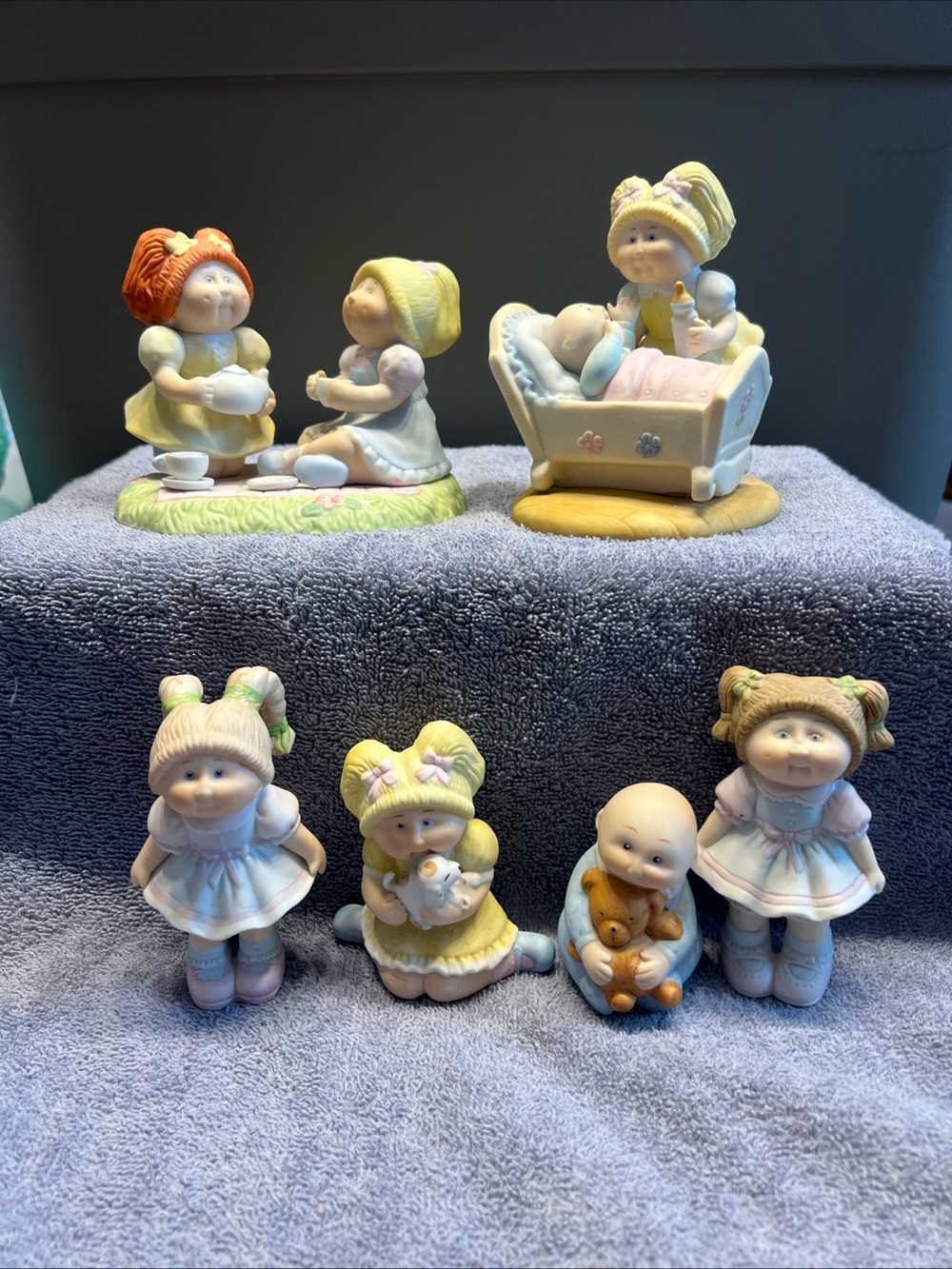 Cabbage Patch Kids Porcelain Figurine Lot 1984 (Lot of 6)